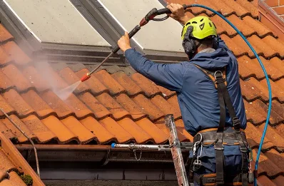 Démoussage et hydrofuge de toiture au Cuing